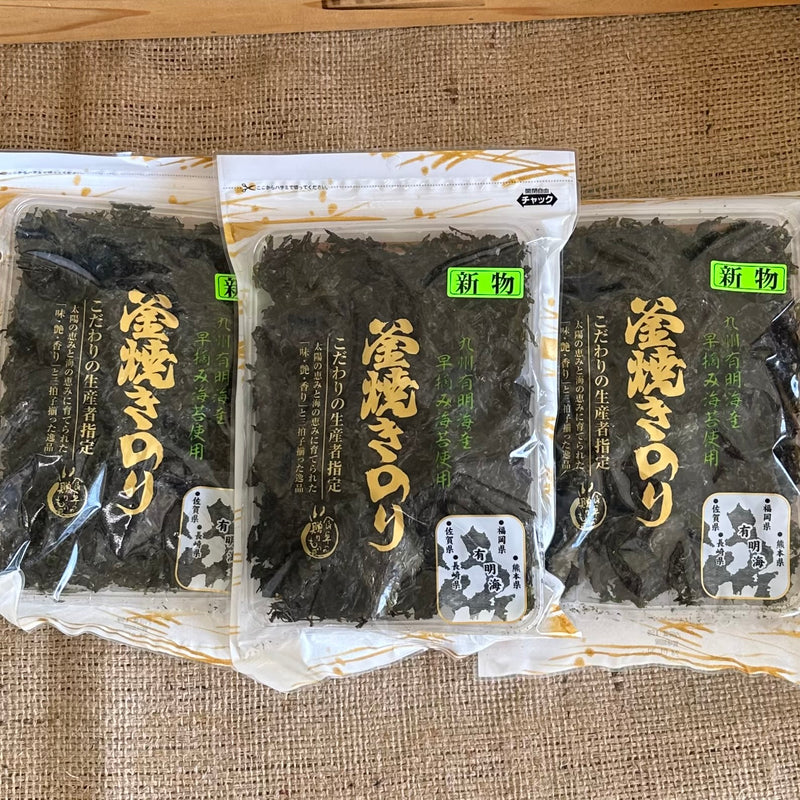 【KISAIセレクト】釜焼きのり（15g×3袋入り）