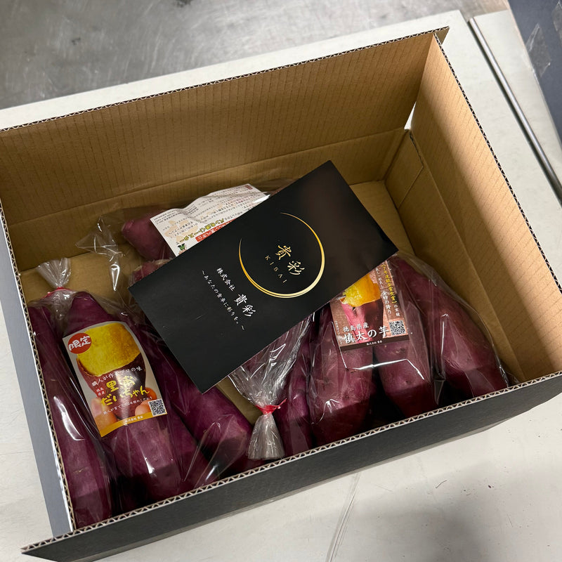 【人気3種食べ比べ】蜜郎・慎太の芋・里浦だいちゃん｜各1kg(Mサイズ)